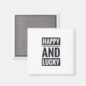 幸福で幸運な マグネット (正面/裏面)