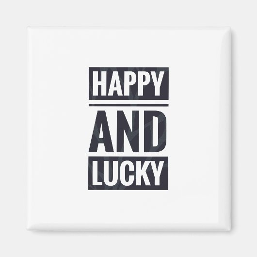 幸福で幸運な マグネット (正面)