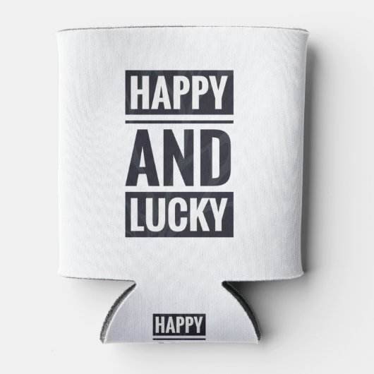 幸福で幸運な 缶クーラー (正面)