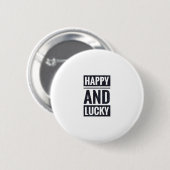 幸福で幸運な 缶バッジ (正面&裏面)