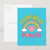 幸福とはパワーレインボー ポストカード (正面/裏面)