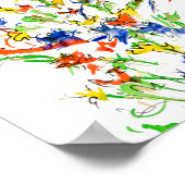 幸福とは態度の愛情 ポスター (角)