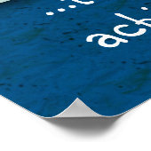 幸福とは…達成プリント ポスター (角)