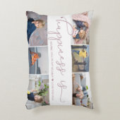 幸福とは | Mommy 6 Photo Collageアクセント枕 アクセントクッション (正面(垂直))