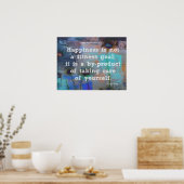 幸福とフィットネス! ポスター (キッチン)