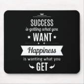 幸福と成功 マウスパッド (正面)