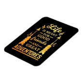 幸福なキャンパーの生活は良い友人のために意図されている マグネット (左側)