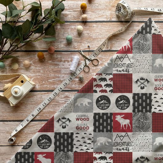 幸福なキャンパー生地 ファブリック