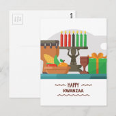 幸福なクワンザギフト ポストカード (正面/裏面)