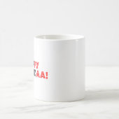 幸福なクワンザ コーヒーマグカップ (中央)