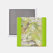 幸福なバッタ マグネット (正面/裏面)