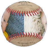 幸福なファーストパーソナライズされたファースト・デー ソフトボール (正面)