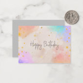 幸福な一日のカード ノートカード (正面/裏面インサイチュ)