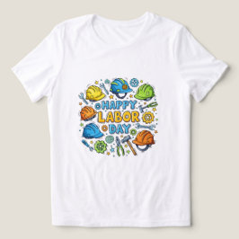 幸福な労働日 トライブレンドＴシャツ