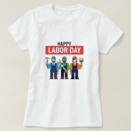 幸福な労働日 Tシャツ