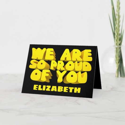 幸福な卒業 カード (正面)