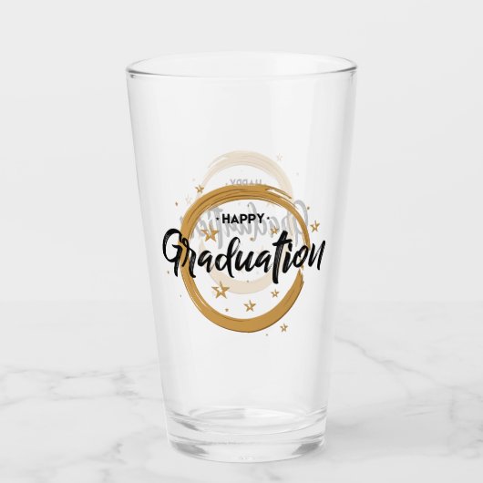 幸福な卒業 タンブラーグラス (正面)