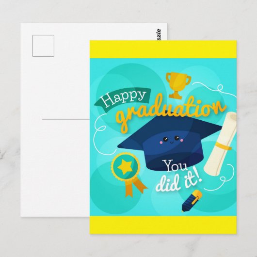 幸福な卒業 ポストカード (正面/裏面)