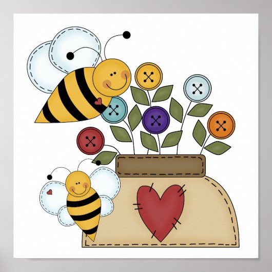 幸福な受粉 ポスター (正面)