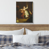 幸福な夫婦 キャンバスプリント (インサイチュ (寝室))