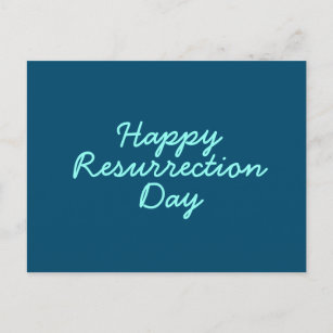 幸福な復活の日（青） ポストカード