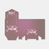 幸福な復活祭の花と蝶 フェイバーボックス (折り畳みなし)