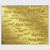 幸福な新年 ラッピングペーパー (フラット)