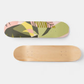 幸福な最高の開花の花ポット スケートボード (横)