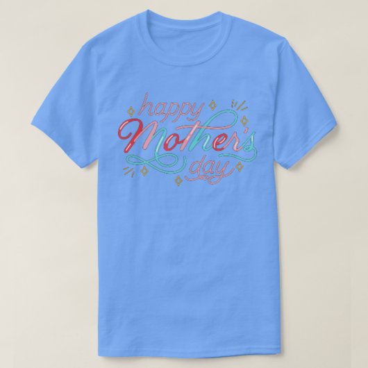 幸福な母親の日 Tシャツ (デザイン正面)