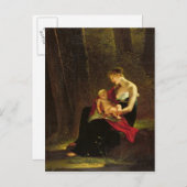 幸福な母 ポストカード (正面/裏面)