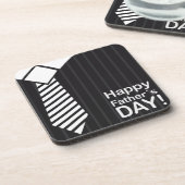 幸福な父親の日の願いを持って優雅な服を着た コースター (左側)