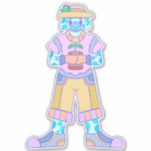 幸福な犬 シール (正面)