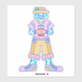 幸福な犬 シール (シート)