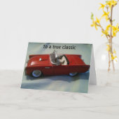 幸福な生まれクラシックだ カード (黄色い花)