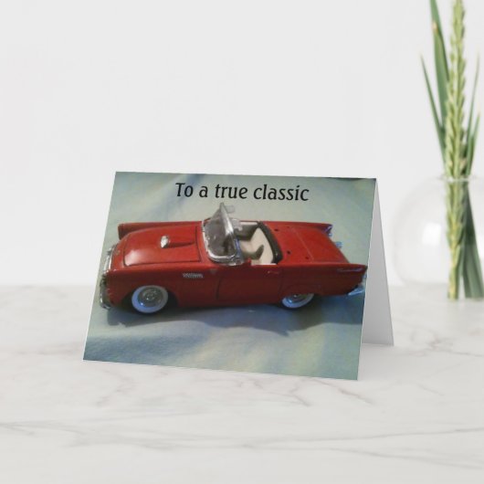 幸福な生まれクラシックだ カード (正面)