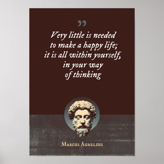 幸福な生活を送るために必要な物はほとんどない ポスター (正面)