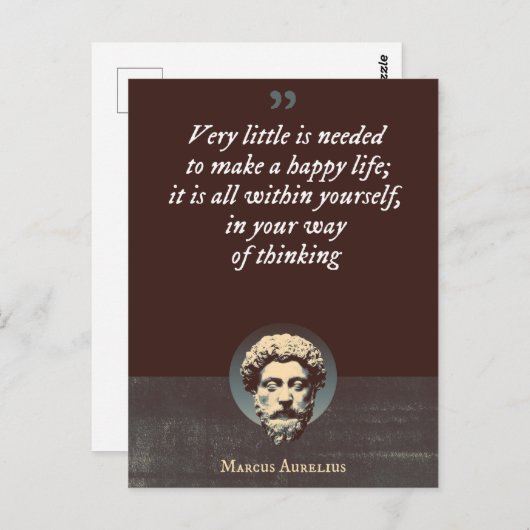 幸福な生活を送るために必要な物はほとんどない ポストカード (正面/裏面)