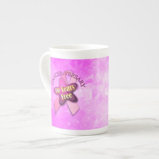 幸福な癌数珠 ボーンチャイナマグカップ (正面左)