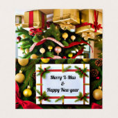 幸福な祈りのクリスマスの挨拶 (外部フラット)