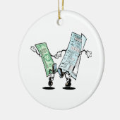 幸福な税金日 セラミックオーナメント (左)