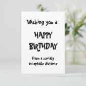 幸福な自己の分離誕生日社会的距離 (スタンド正面)