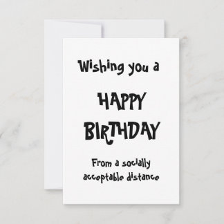 幸福な自己の分離誕生日社会的距離