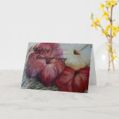 幸福な記念日 カード (黄色い花)