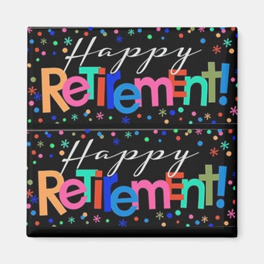 ***幸福な退職後*** マグネット (正面)