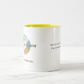 幸福な退職金 ツートーンマグカップ (中央)