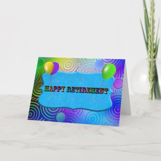 幸福な退職 カード (正面)