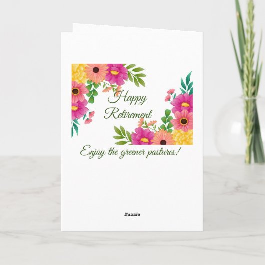 幸福な退職 カード (裏面)