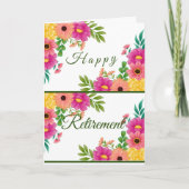 幸福な退職 カード (正面)