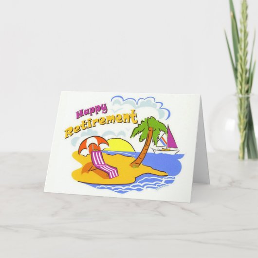 幸福な退職 カード (正面)