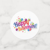 幸福な退職 コンフェッティ (スモール正面)